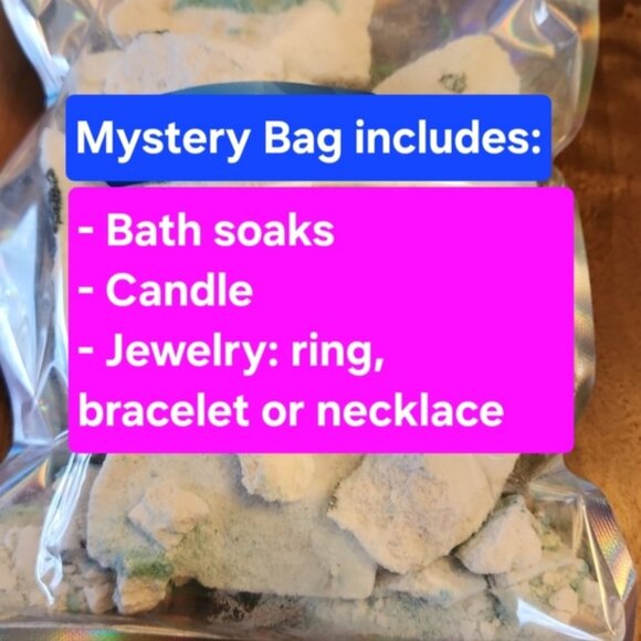 Candle, Bath Soaks, One Piece of Collectible Jewelry - Picture 1 of 1